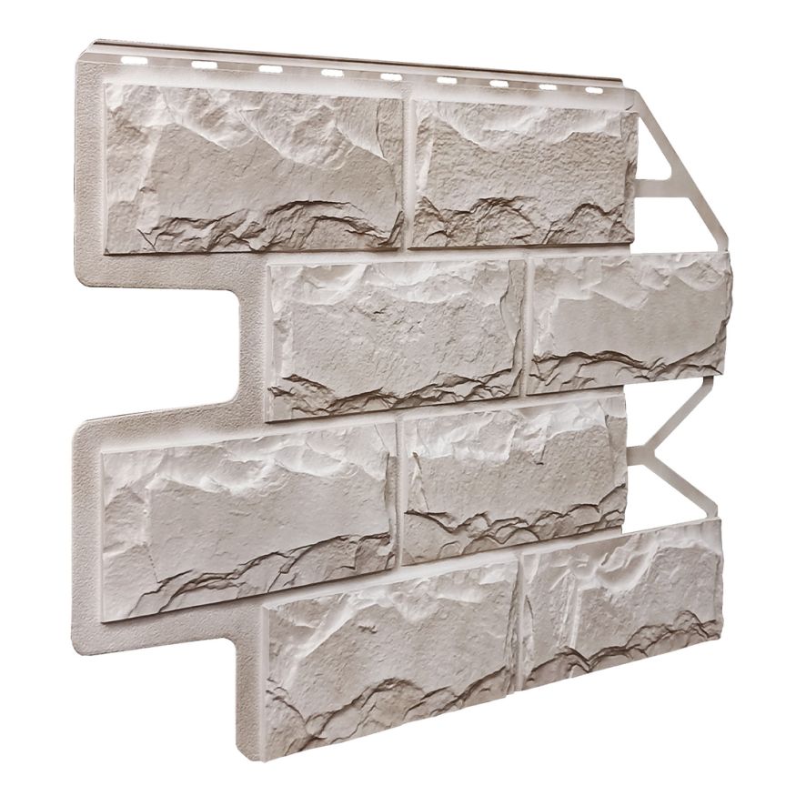 Фасадная панель FineBer Блок, Светло-коричневый купить в Ростове-на-Дону