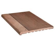 Ступень из ДПК Dortmax цвет кофе