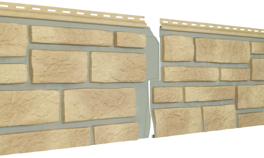 Фасадная панель Ю-пласт Стоун Хаус S-Lock Таганай, Речной купить в Ростове-на-Дону