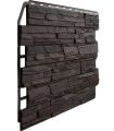 Фасадная панель Fineber, 3D Скол, Тёмный коричневый купить в Ростове-на-Дону