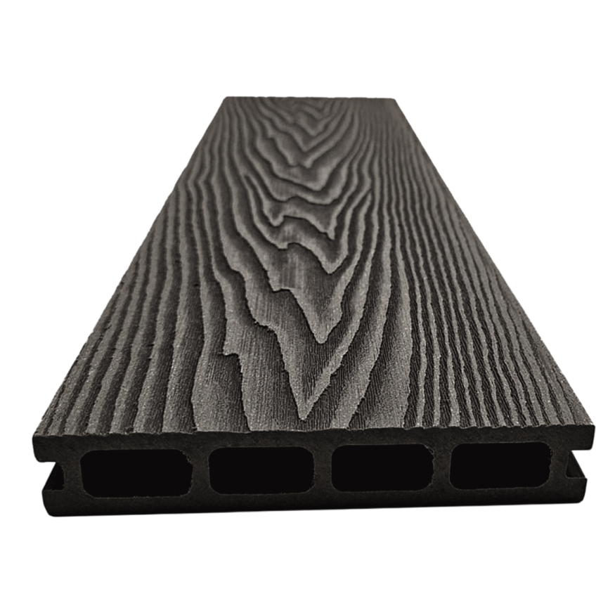 Террасная доска ДПК NanoWood 3D Double Антрацит купить в Ростове-на-Дону