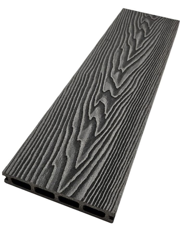 Террасная доска ДПК NanoWood 3D Double Антрацит купить в Ростове-на-Дону