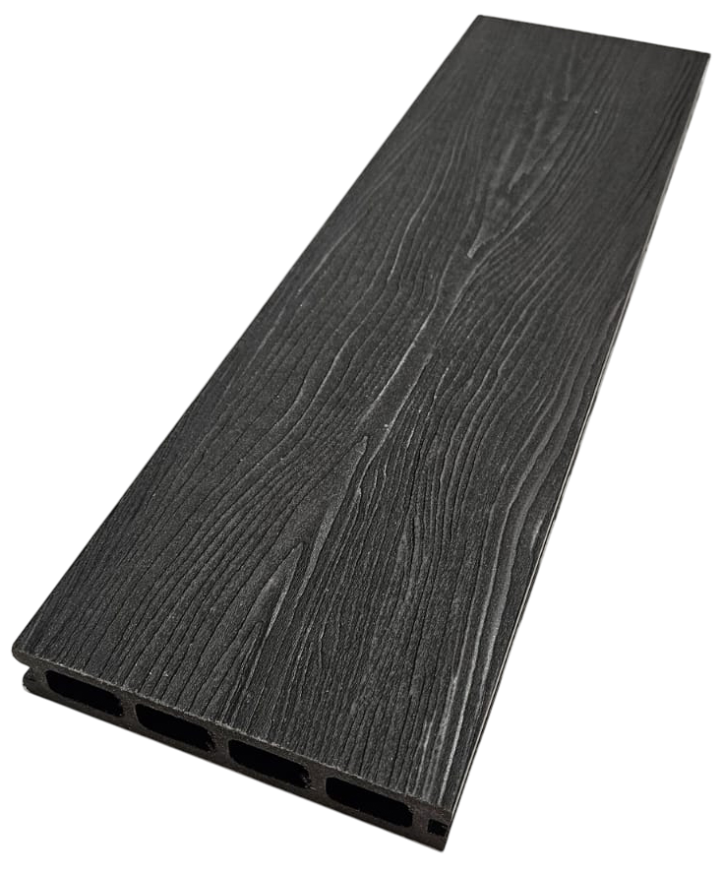 Террасная доска ДПК NanoWood 3D Double Антрацит купить в Ростове-на-Дону
