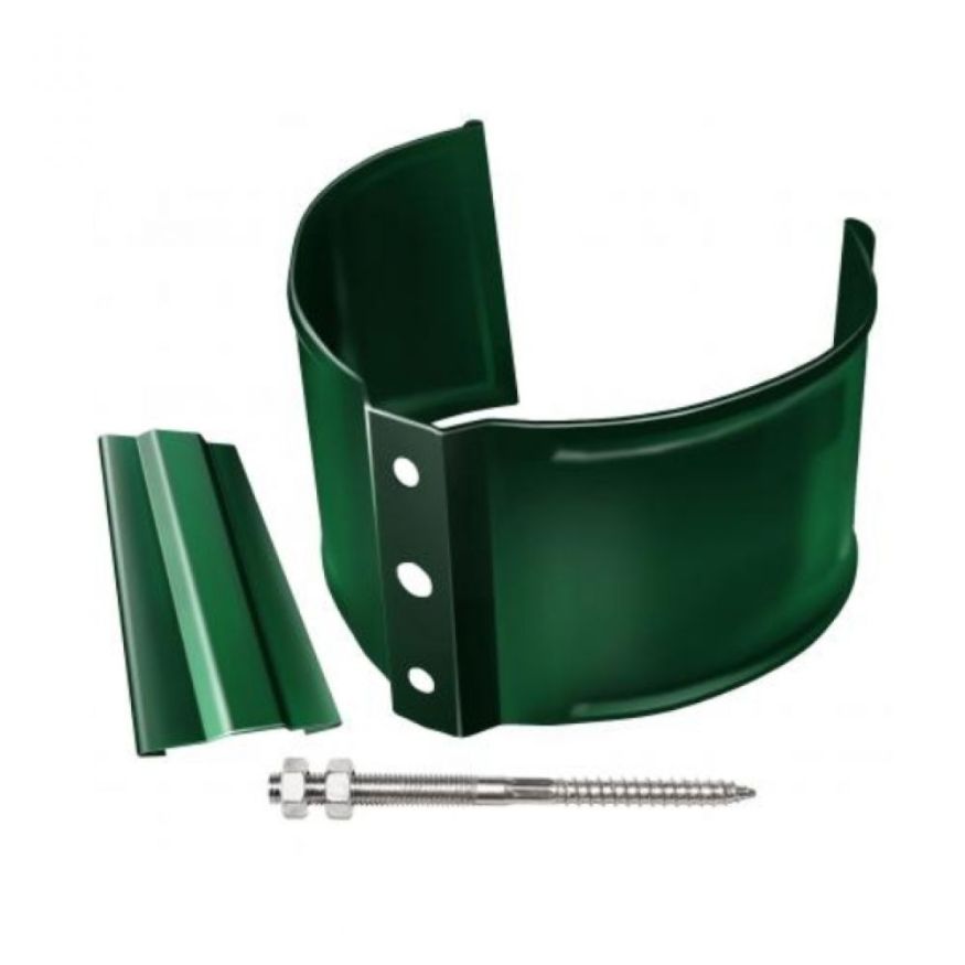 Кронштейн для трубы на кирпич, Grand Line, Зеленый (RAL 6005) купить в Ростове-на-Дону