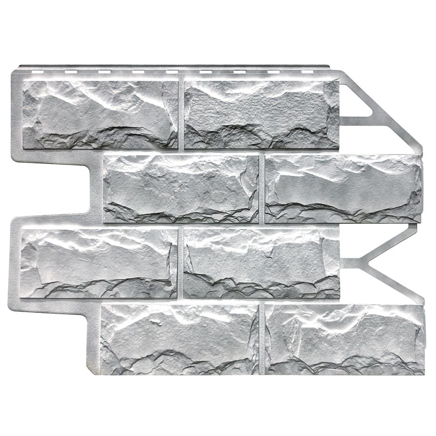 Фасадная панель FineBer Блок, Светло-серый купить в Ростове-на-Дону