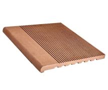 Ступень из ДПК Dortmax цвета палисандр