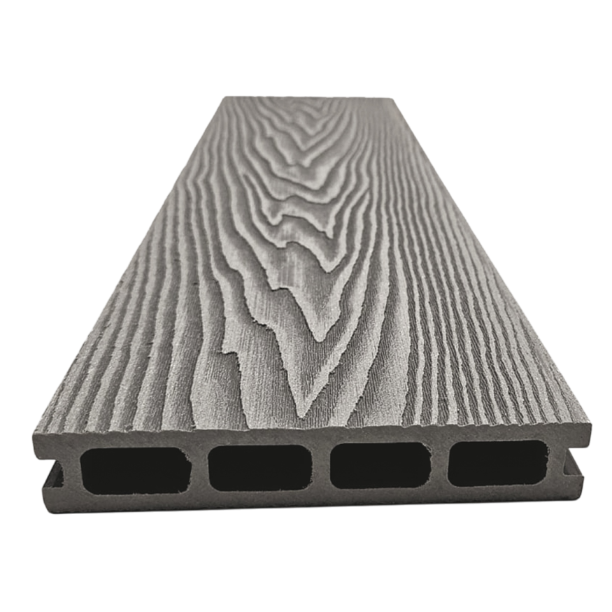 Террасная доска ДПК NanoWood 3D Double Серый купить в Ростове-на-Дону