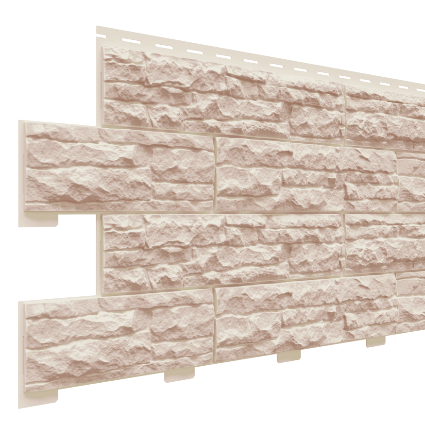 Фасадная панель Доломит, Скалистый риф Люкс, Жемчуг купить в Ростове-на-Дону