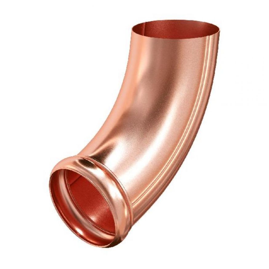 Отвод трубы с декором Aquasystem, медный, 150/100 купить в Ростове-на-Дону