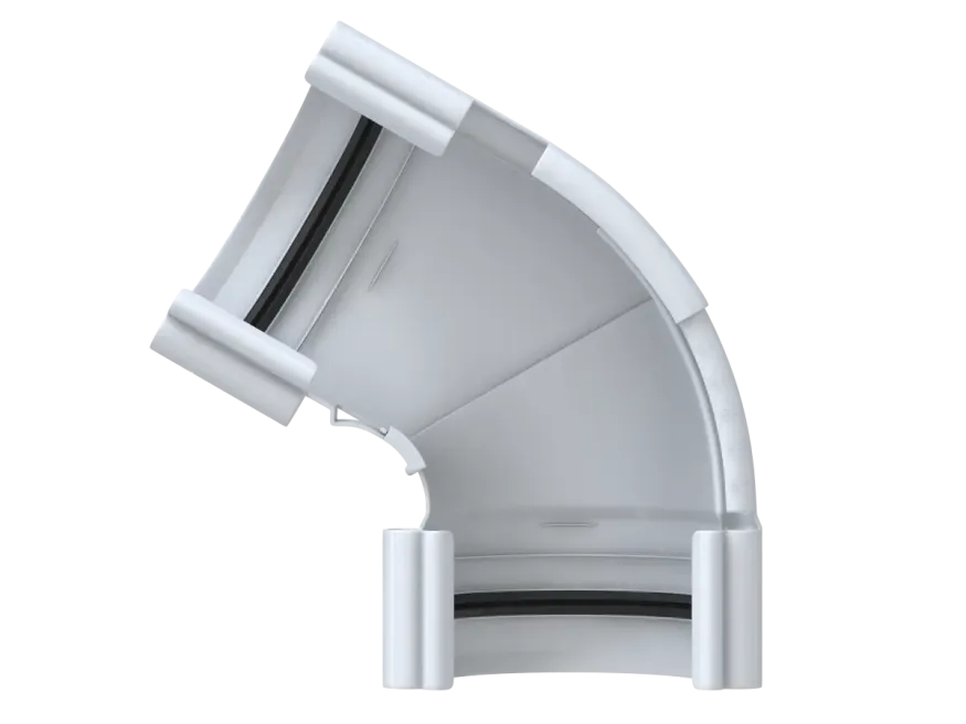 Угол желоба 120-145°, Альта-профиль, Элит Белый купить в Ростове-на-Дону