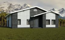 Фиброцементный сайдинг Roofas Board Wood в цвете Антрацит