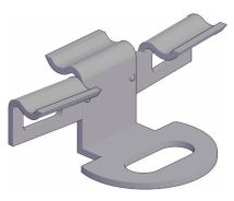 Промежуточный кляймер KRONEX № 7 для алюминиевых лаг (упаковка 100 шт.)