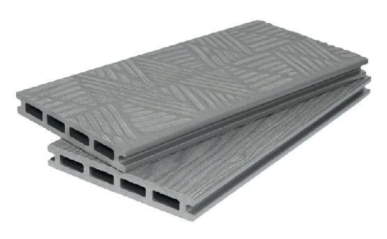 Террасная доска ДПК POLIVAN GROUP 3D+3D NEW пустотелая двухсторонняя DENPASAR Серый цвет купить в Ростове-на-Дону