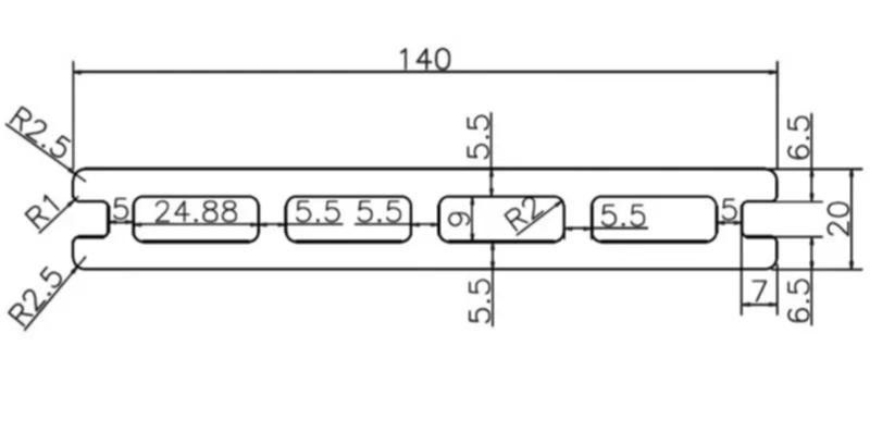 Террасная доска ДПК POLIVAN GROUP 3D+3D NEW пустотелая двухсторонняя DENPASAR Серый цвет купить в Ростове-на-Дону