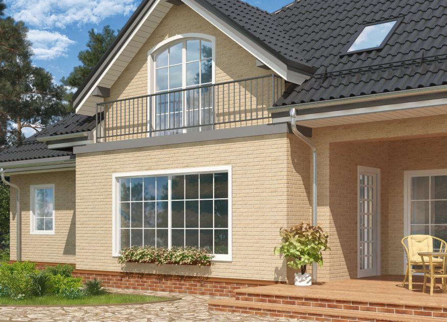 Фасадные термопанели Аляска серия Элевация 02. Krem rustik купить в Ростове-на-Дону