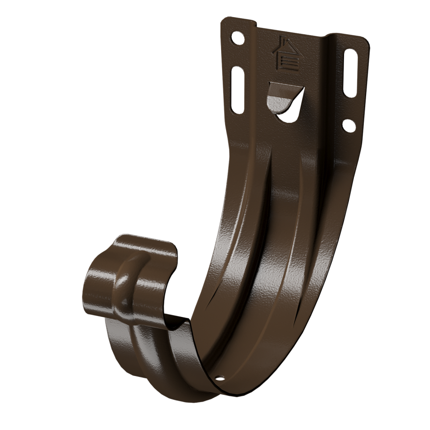 Кронштейн карнизного желоба Docke Stal Premium, каштановый (штампованный) купить в Ростове-на-Дону