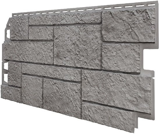 Фасадная панель VOX Sandstone (Сандстоун) светло-серого цвета купить в Ростове-на-Дону