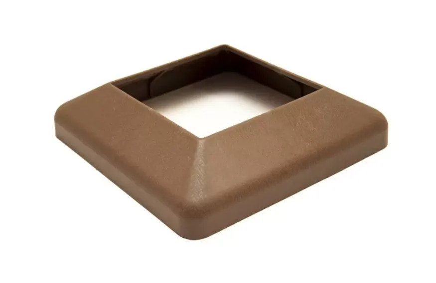 Крышка нижняя ПВХ для столба 100х100 Deckart Шоколад купить в Ростове-на-Дону