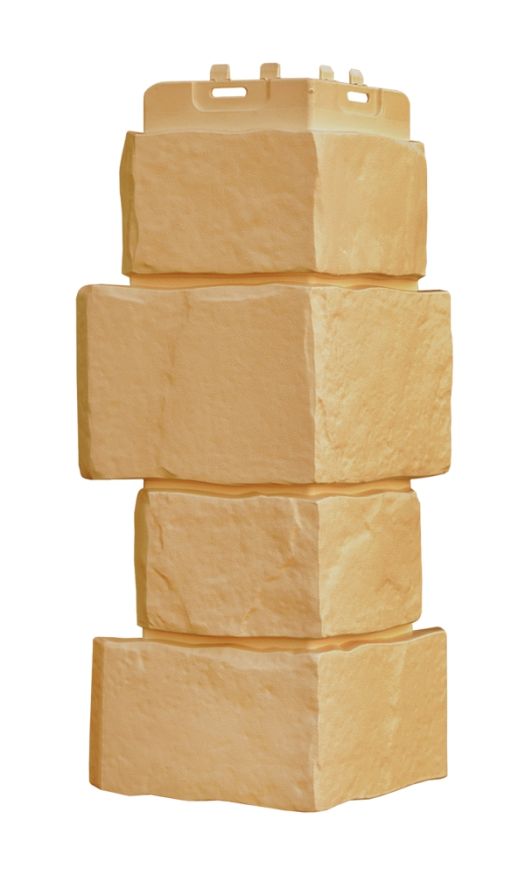 Угол наружный Grand Line, Крупный камень Classic, Песочный купить в Ростове-на-Дону