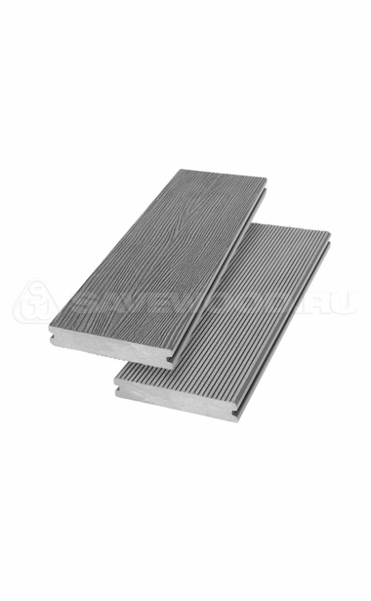 Террасная доска ДПК SaveWood, SW Abies (R), Пепельный купить в Ростове-на-Дону