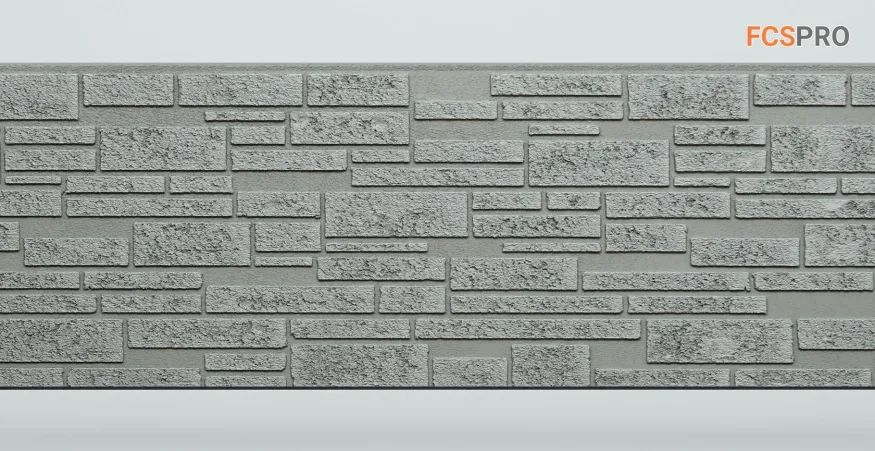 Фиброцементные панели FCS Simple АА1 (под камень) купить в Ростове-на-Дону