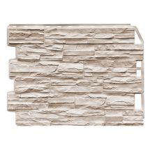 Фасадная панель FineBer Скол, Светло-бежевый