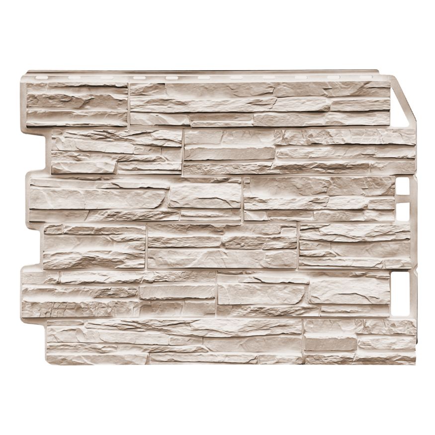 Фасадная панель FineBer Скол, Светло-бежевый купить в Ростове-на-Дону