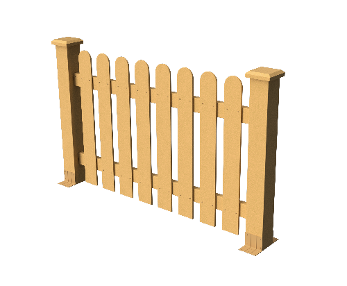 Декоративное ограждение ДПК GRINDERDECO Сежурне, цвет песчаник. купить в Ростове-на-Дону