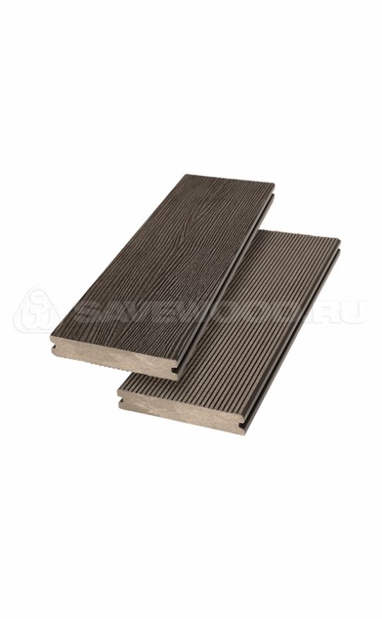 Террасная доска ДПК SaveWood, SW Abies (R), Темно-коричневый купить в Ростове-на-Дону
