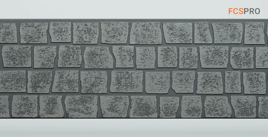 Фиброцементные панели FCS Simple АА2 (под камень) купить в Ростове-на-Дону