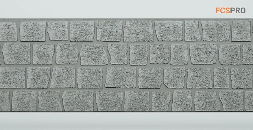 Фиброцементные панели FCS Simple АА2 (под камень) купить в Ростове-на-Дону