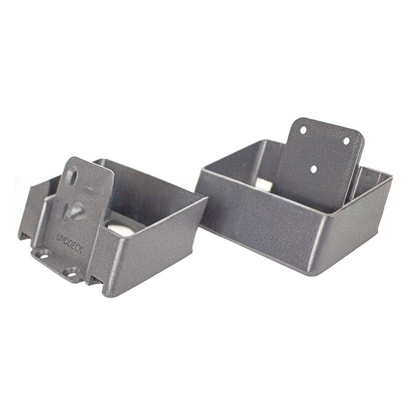 Крепление для перил наклонное алюминиевое GardenParkett, Серый купить в Ростове-на-Дону