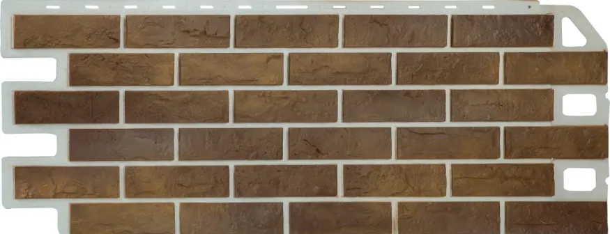 Фасадная панель Альта-Профиль, Кирпич Рустикальный 02 купить в Ростове-на-Дону