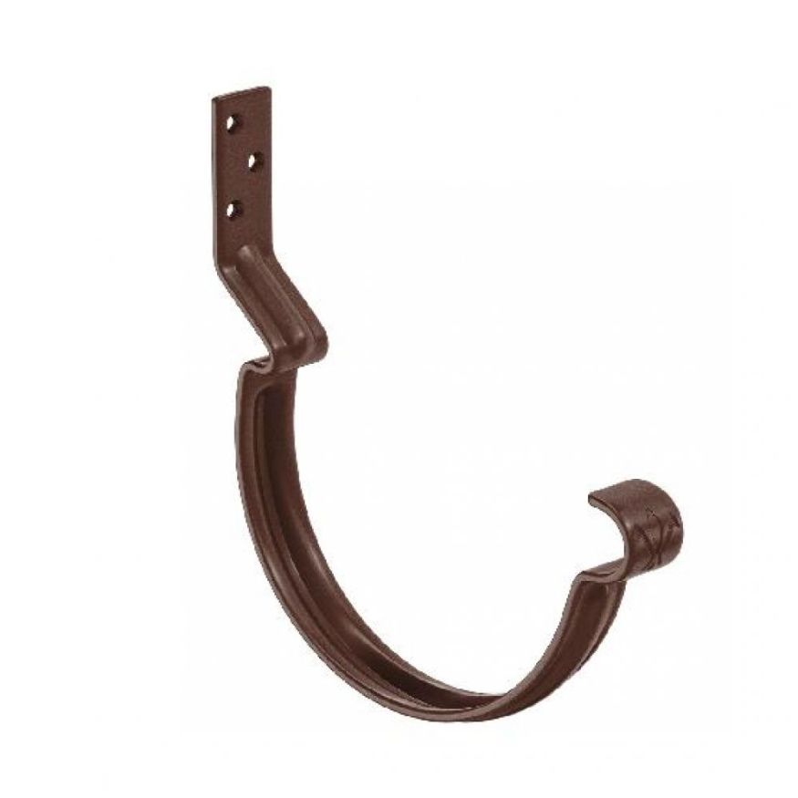Короткий крюк для крепления желоба Aquasystem, коричневый RAL 8017, размер 125/90. купить в Ростове-на-Дону