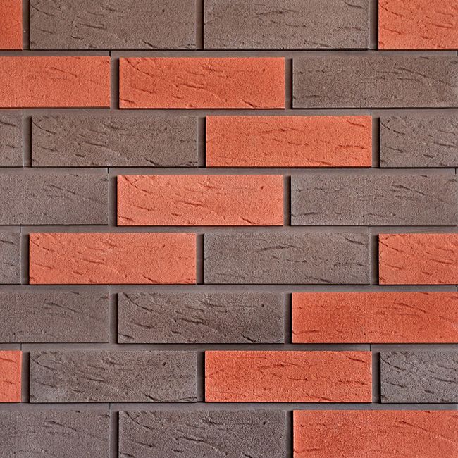 Фасадная плитка Кирисс Фасад, Двухцветный клинкерный кирпич №5. купить в Ростове-на-Дону