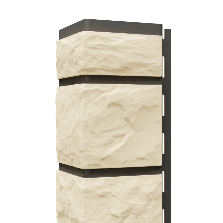 Наружный угол Доломит, Коллекция Брусчатка Доломит, Бежевый купить в Ростове-на-Дону