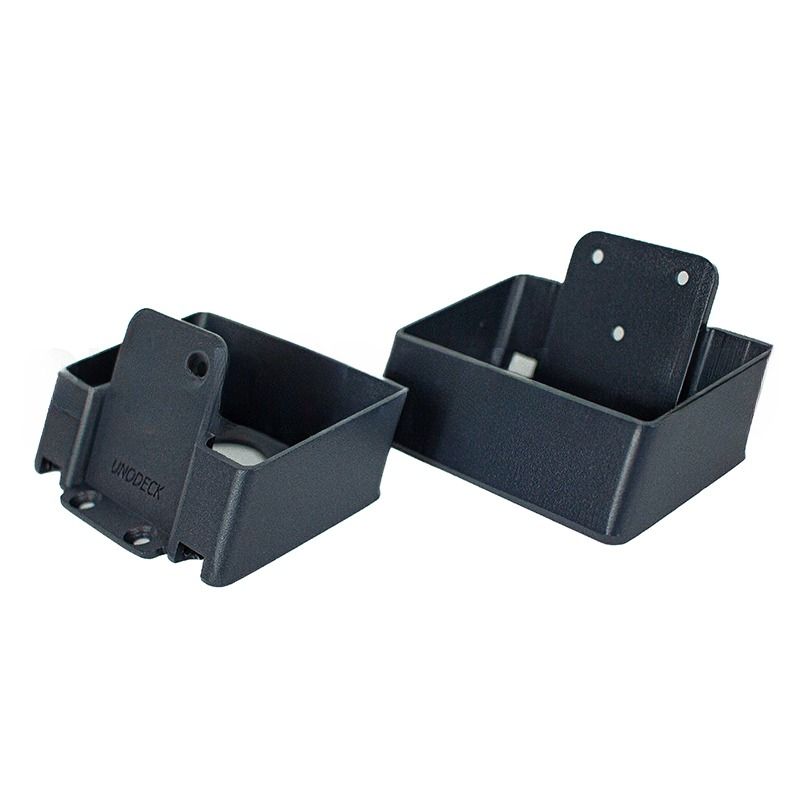 Крепление для перил наклонное алюминиевое GardenParkett, Графит купить в Ростове-на-Дону