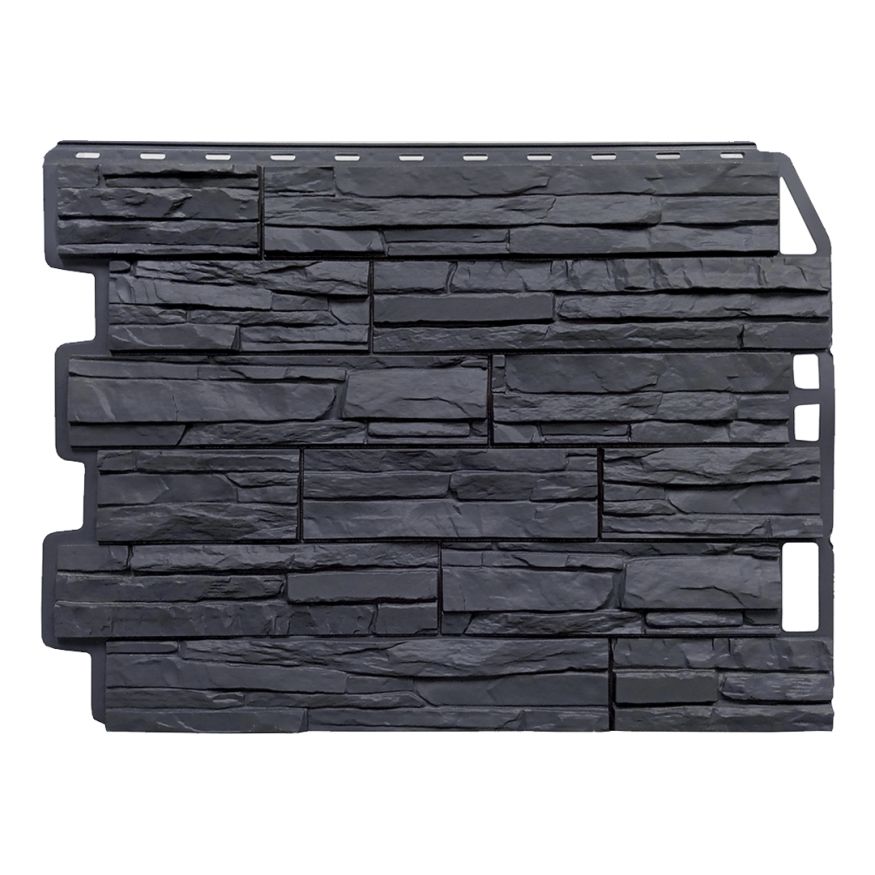 Фасадная панель FineBer Скол, Асфальт купить в Ростове-на-Дону