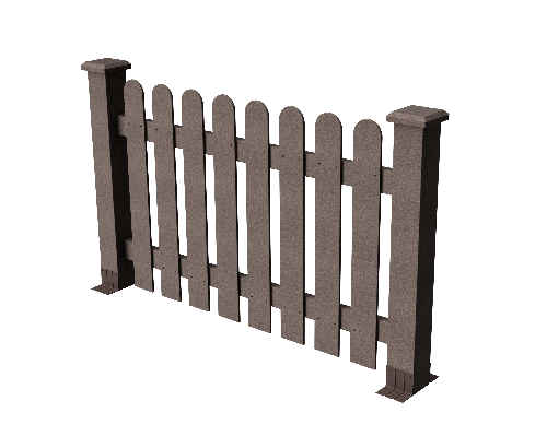 Ограждение декоративное ДПК GRINDERDECO Сежурне в цвете венге купить в Ростове-на-Дону