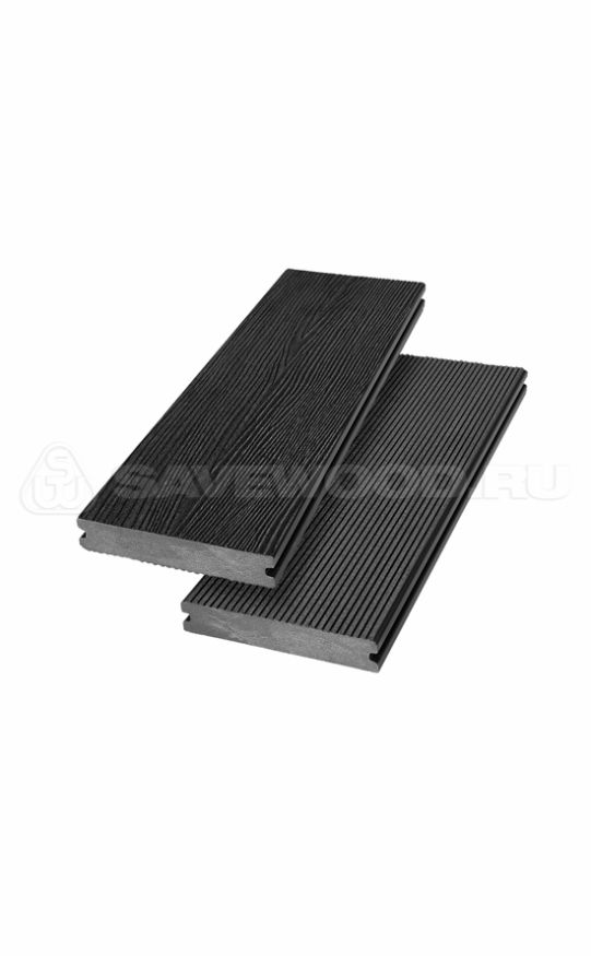 Террасная доска ДПК SaveWood, SW Abies (R), Черный купить в Ростове-на-Дону