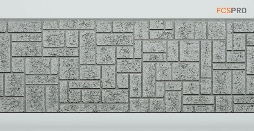 Фиброцементные панели FCS Simple АА5 (под камень) купить в Ростове-на-Дону