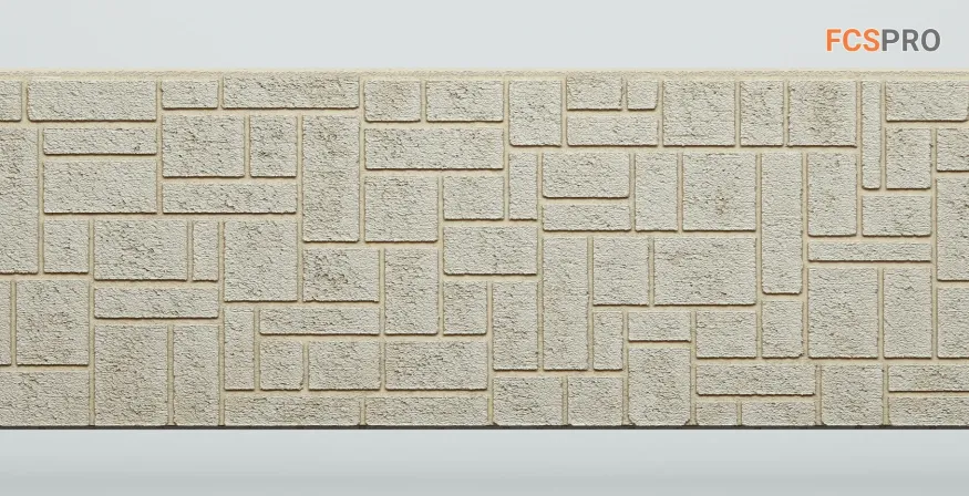 Фиброцементные панели FCS Simple АА5 (под камень) купить в Ростове-на-Дону