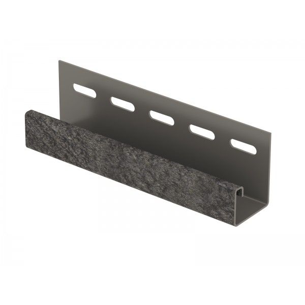 J-планка Ю-пласт Стоун Хаус Кирпич, Графитовый купить в Ростове-на-Дону