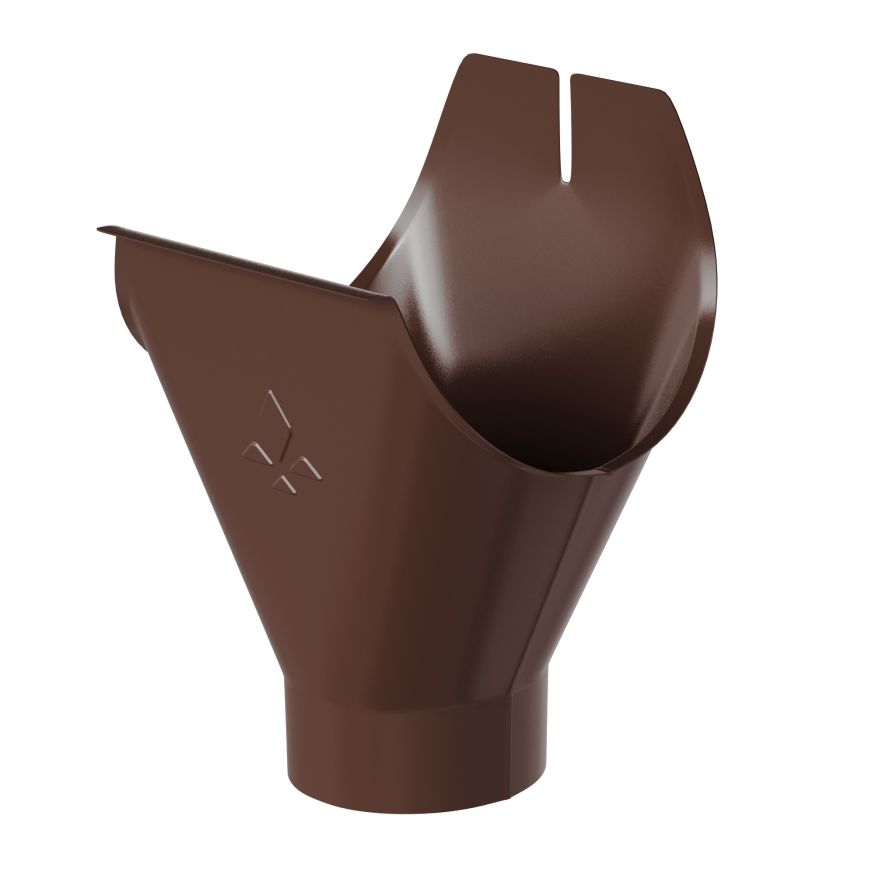 Воронка желоба Aquasystem, RAL 8017 Тёмно Коричневый 150/100 купить в Ростове-на-Дону