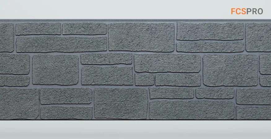 Фиброцементные панели FCS Simple АА6 (под камень) купить в Ростове-на-Дону