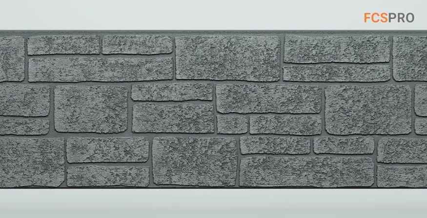 Фиброцементные панели FCS Simple АА6 (под камень) купить в Ростове-на-Дону