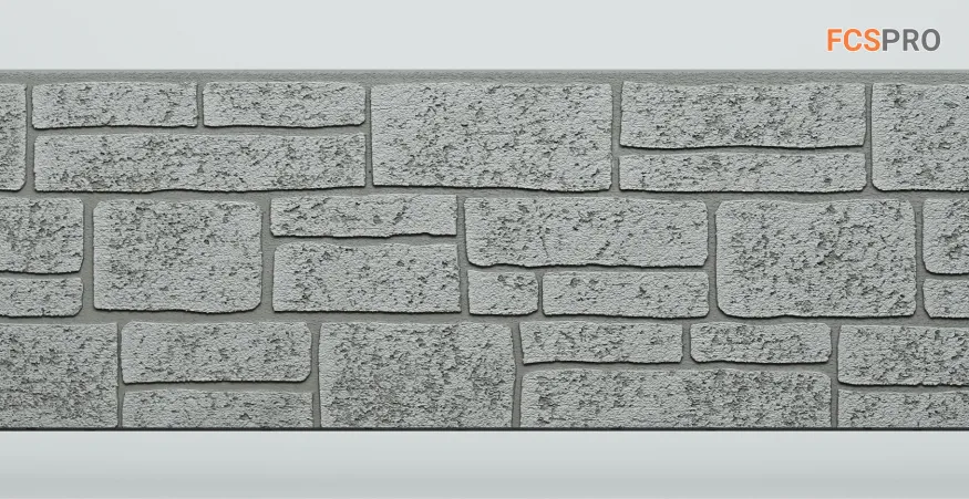 Фиброцементные панели FCS Simple АА6 (под камень) купить в Ростове-на-Дону