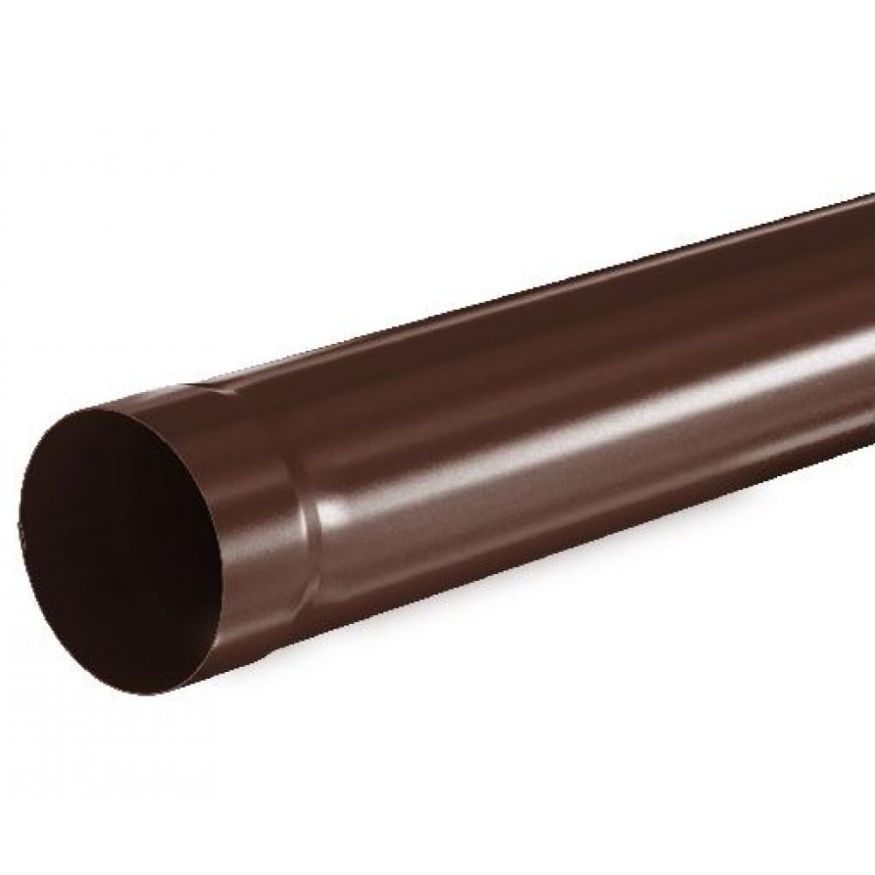 Водосточная труба Aquasystem, RAL 8017, коричневая, 1.00 м, 125/90. купить в Ростове-на-Дону