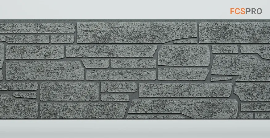 Фиброцементные панели FCS Simple АА7 (под камень) купить в Ростове-на-Дону