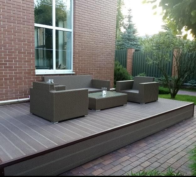 Террасная доска из ДПК Faynag Premium VELVET-ZEBRA - Цвет графит купить в Ростове-на-Дону